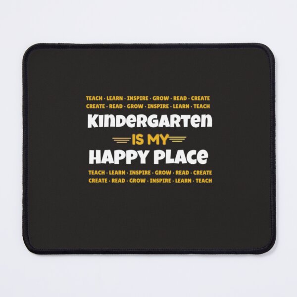 Item preview, Kindergarten Is My Happy Place Teacher Shirt | Cute Kindergarten Teacher Tee | Back to School Gift | Classroom Apparel designed and sold by yochatees.