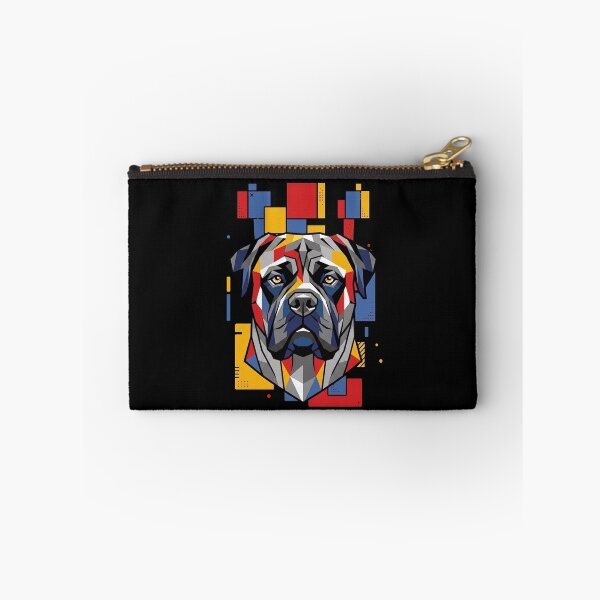 Item preview, Funny Bull Mastiff Colorful Blocks Geometric Art Mom Dad Kids designed and sold by FurryHavenPH.