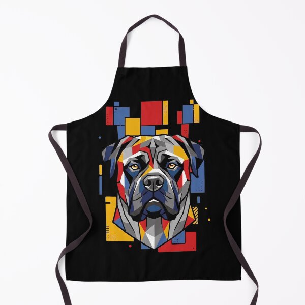 Item preview, Funny Bull Mastiff Colorful Blocks Geometric Art Mom Dad Kids designed and sold by FurryHavenPH.
