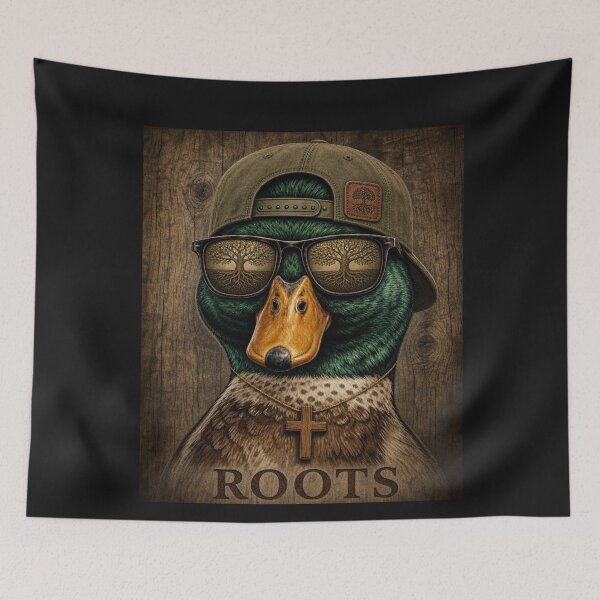 Item preview, Cool Water Fowl Cap Shades Branching Pattern designed and sold by Tsugraf Designs.