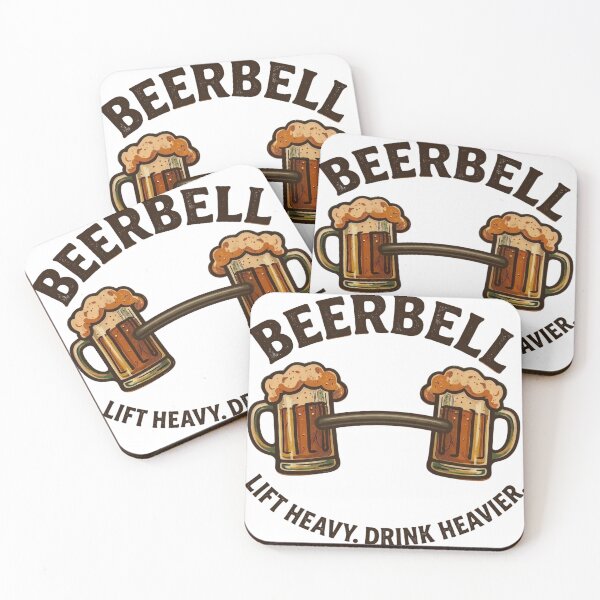 Item preview, Beerbell – Lift Heavy Drink Heavier – Funny Gym Beer Shirt designed and sold by HotOffPress.
