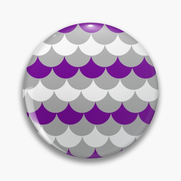 Item preview, Gray asexuality Mermaid Scales  designed and sold by SanguineDesigns.