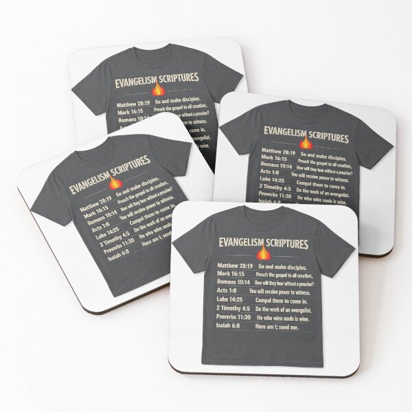 Item preview, Evangelism Scriptures – Bold Christian Witness Tee designed and sold by Faithwave Hope & Haven.