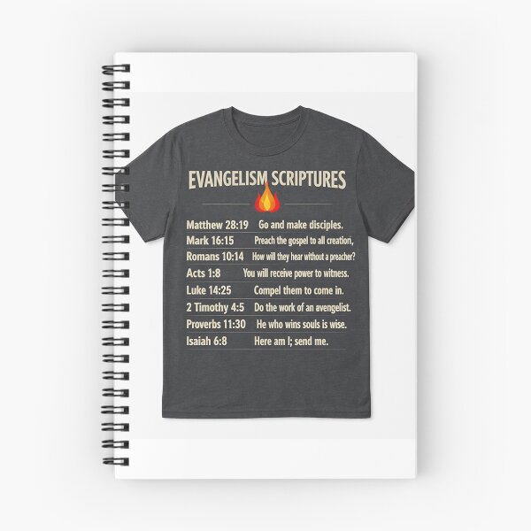 Item preview, Evangelism Scriptures – Bold Christian Witness Tee designed and sold by MastersDesignNk.