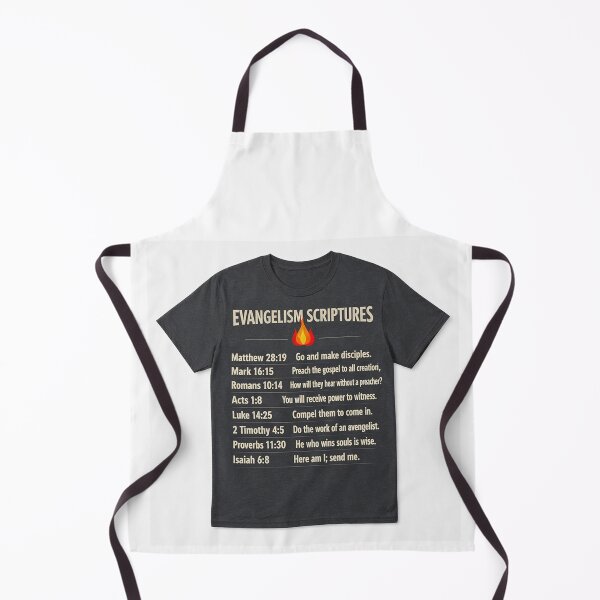 Item preview, Evangelism Scriptures – Bold Christian Witness Tee designed and sold by Faithwave Hope & Haven.