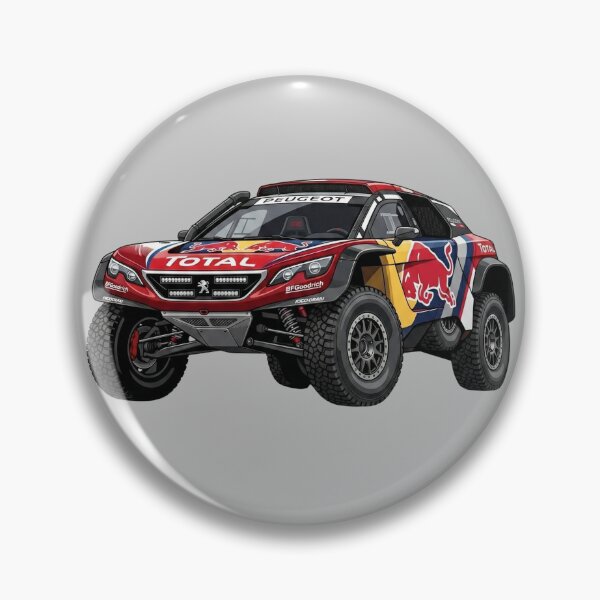 Item preview, Peugeot 3008 DKR Maxi Red Bull Dakar Rally Custom SUV Illustration designed and sold by Motorline44.