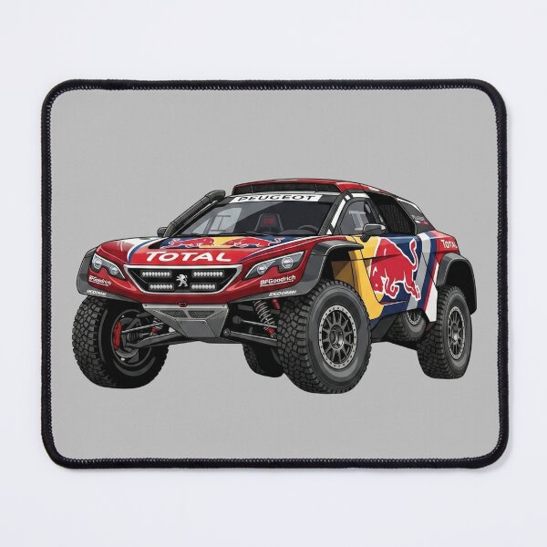 Item preview, Peugeot 3008 DKR Maxi Red Bull Dakar Rally Custom SUV Illustration designed and sold by Motorline44.