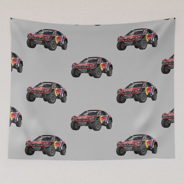 Item preview, Peugeot 3008 DKR Maxi Red Bull Dakar Rally Custom SUV Illustration designed and sold by Motorline44.