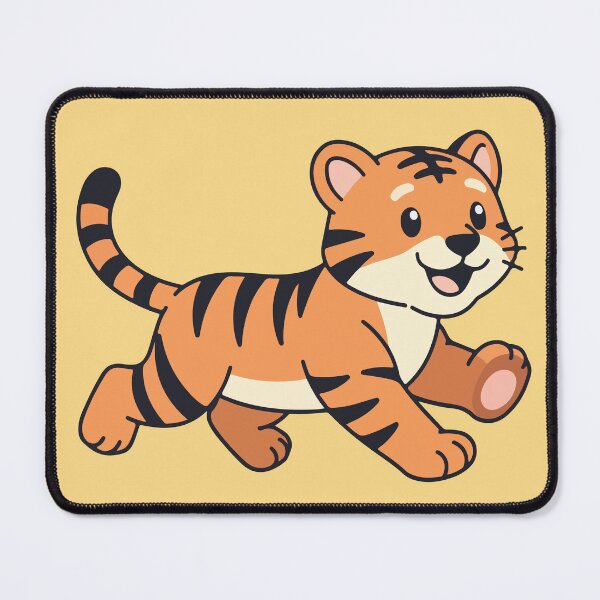 Item preview, Cute Cartoon Tiger Cub Adorable Chibi Baby Tiger Art designed and sold by SolutionsArt.