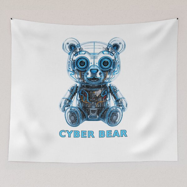 Item preview, Cyber Bear – Futuristic Robot Teddy designed and sold by trpa04.