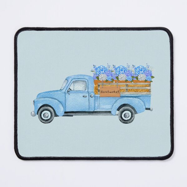 Item preview, Nantucket Hydrangeas Flower Truck designed and sold by Coastal Joy.
