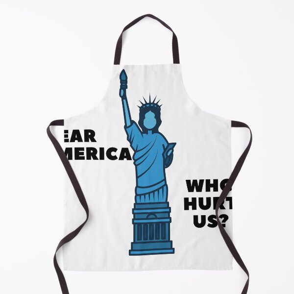 Item preview, Dear America Who Hurt Us - Statue of Liberty Silhouette designed and sold by SandyPlace.