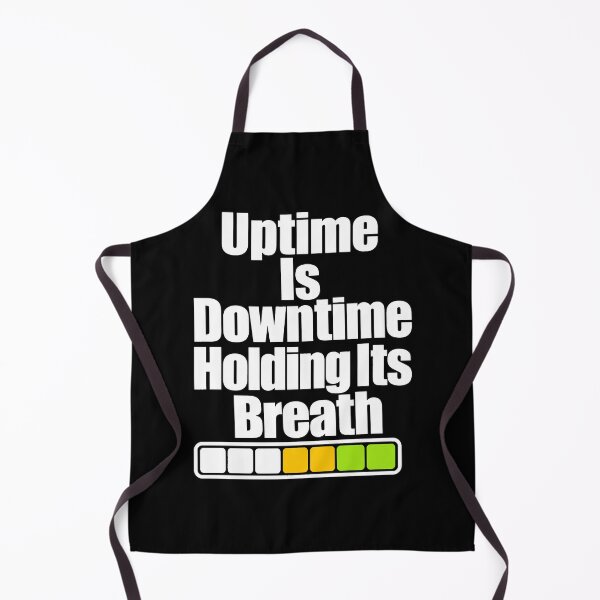 Item preview, Uptime is downtime with holding your breath designed and sold by pirminio.
