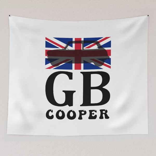 Item preview, Great British Classic: Mini Cooper Union Jack designed and sold by FootprintDesign.