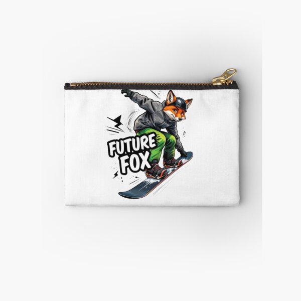 Item preview, Future Fox Snowboard Retro Animal Winter Sports Design designed and sold by PixelStyle Studio.