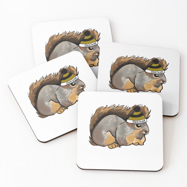 Item preview, Squirrel in an Oakland University Hat designed and sold by Chaotic-Koala.