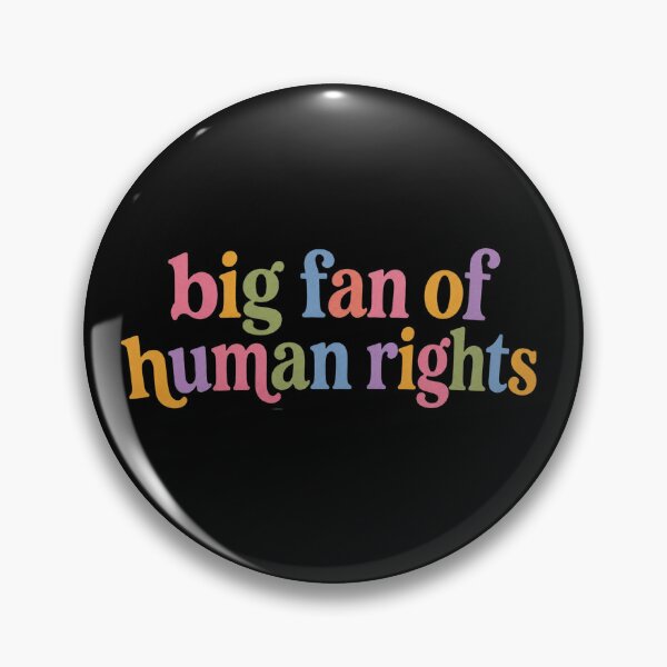 Item preview, Big Fan Of Human Rights, Rainbow LGBT, Equality, Human Rights, Social Justice, Activist, Anti Trump designed and sold by Sprinkle12345.