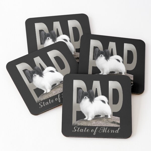 Item preview, PAP State of Mind | Elegant Papillon Dog Design designed and sold by PapillonArtStudio.