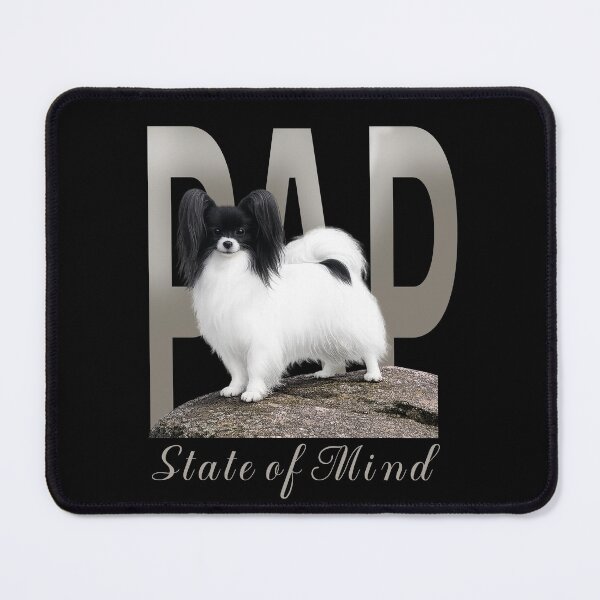 Item preview, PAP State of Mind | Elegant Papillon Dog Design designed and sold by PapillonArtStudio.