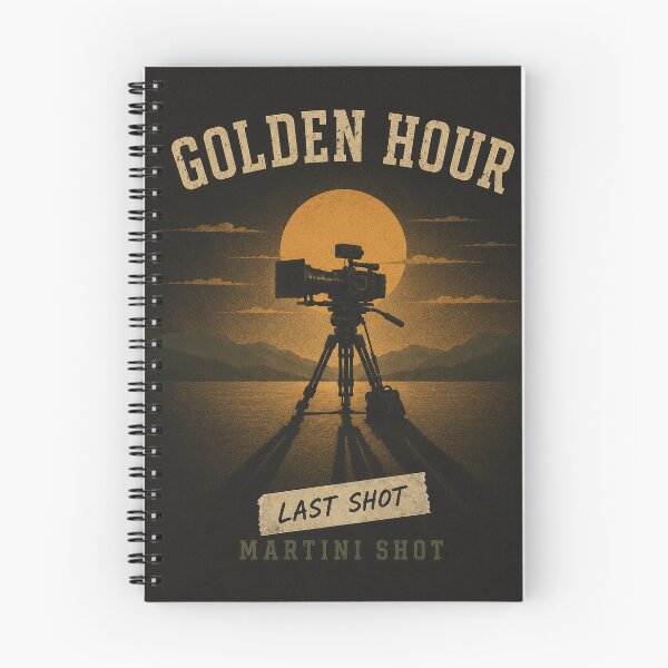 Item preview, Golden Hour Martini Shot Film Crew designed and sold by CrookedSpecs.
