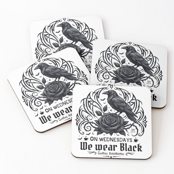 Item preview, Gothic Raven & Rose: On Wednesdays We Wear Black designed and sold by crystalar95.