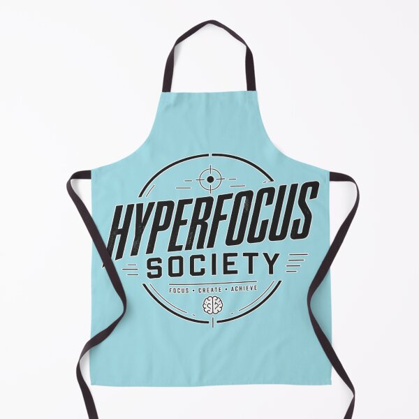 Item preview, Hyperfocus Society | ADHD Neurodivergent Productivity Typography Design designed and sold by TheStephanieRome.