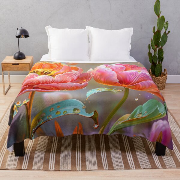 Item preview, Tulip Flowers Art – Elegant Botanical Floral Garden Art designed and sold by MargaretWiktor.
