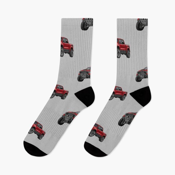 Item preview, Custom RAM Rebel Baja Build Red 4x4 Offroad Pickup Truck Illustration designed and sold by Motorline44.