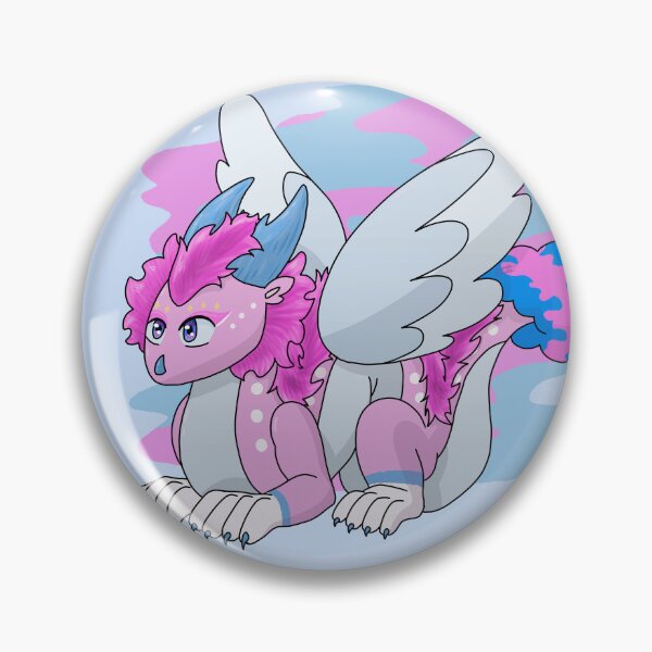 Item preview, Cotton Candy Dragon with swirl designed and sold by The Indigo Dragon.