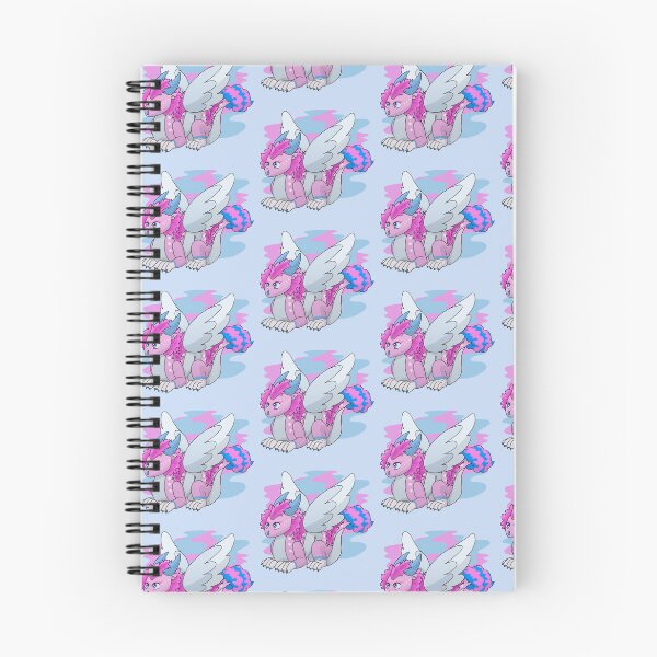 Item preview, Cotton Candy Dragon with swirl designed and sold by The Indigo Dragon.