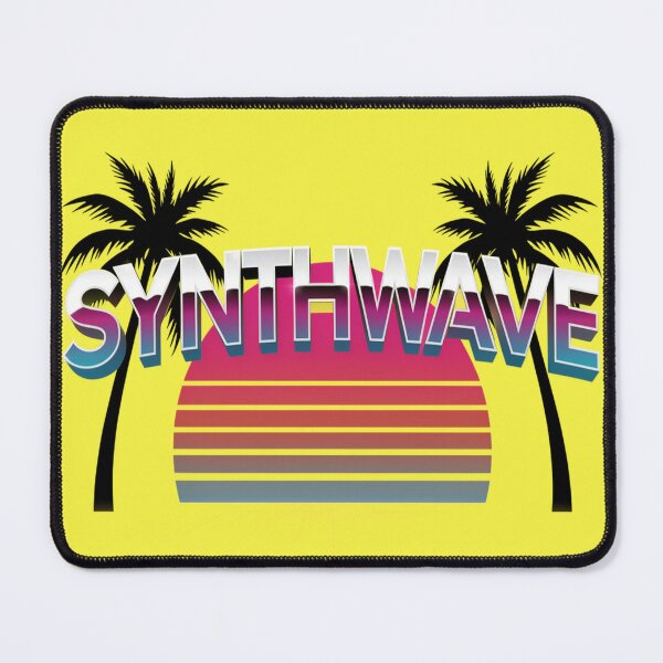 Item preview, Synthwave – Neon Retro 80s Sunset Grid Design designed and sold by Midnight Veil Designs.