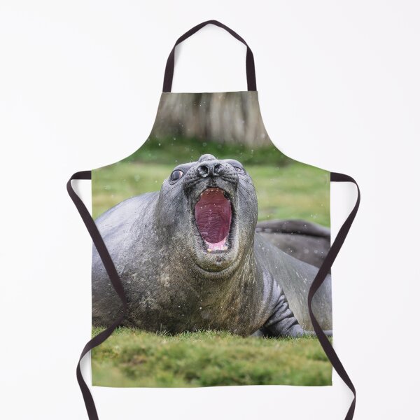 Item preview, Elephant Seal Warning South Georgia Island designed and sold by PhotoArt by Joan Carroll.