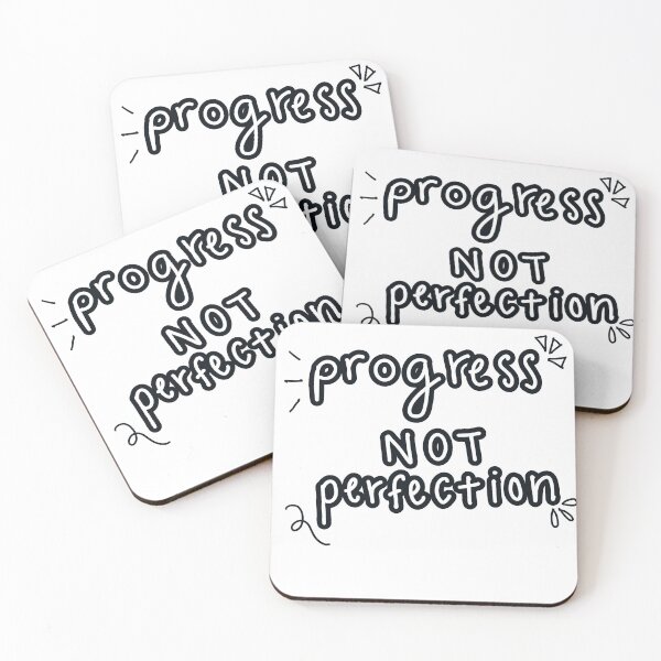 Item preview, Progress Not Perfection designed and sold by TroppoWellness.