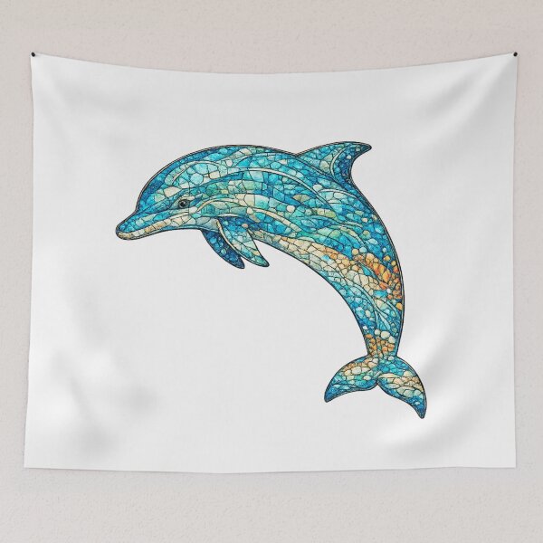 Item preview, Ocean Mosaic Dolphin designed and sold by OTSC.