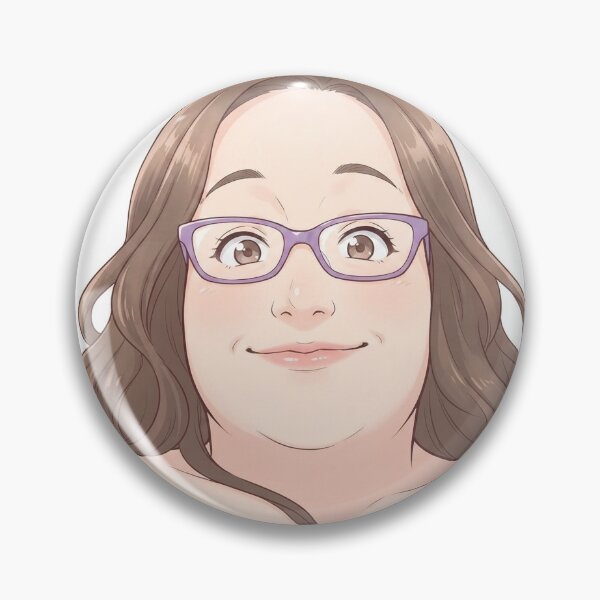 Item preview, Cute Smiling Woman Anime Portrait designed and sold by KaleChub.