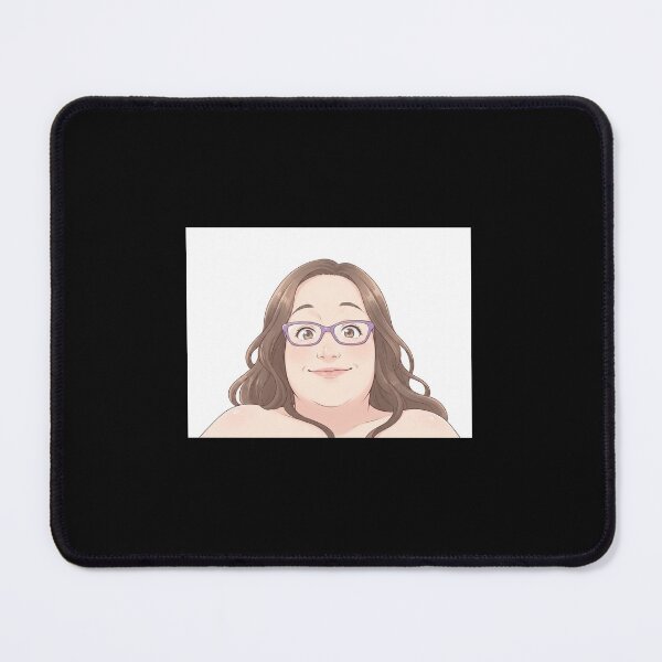 Item preview, Cute Smiling Woman Anime Portrait designed and sold by KaleChub.
