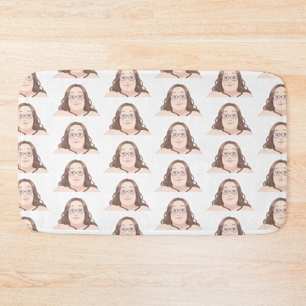 Item preview, Cute Smiling Woman Anime Portrait designed and sold by KaleChub.