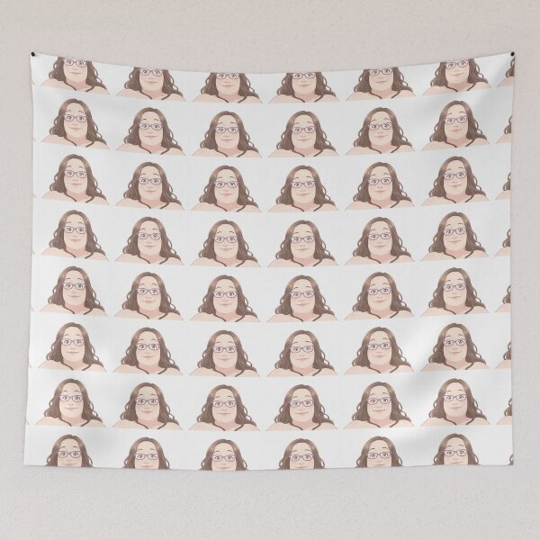 Item preview, Cute Smiling Woman Anime Portrait designed and sold by KaleChub.