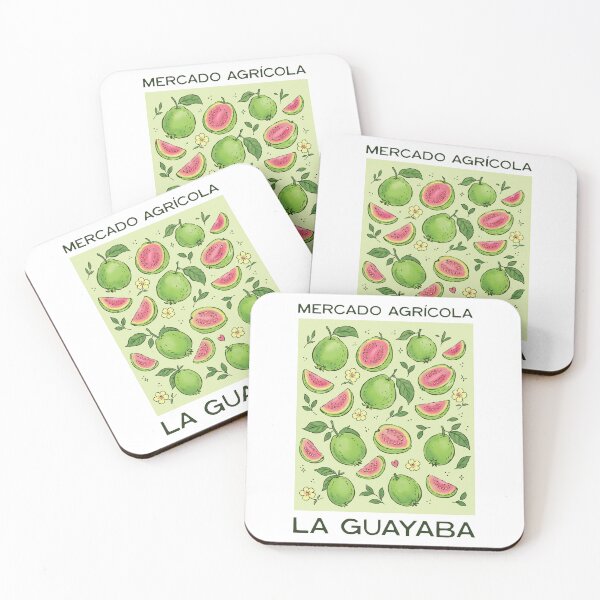 Item preview, La Guayaba - Guava Poster Green designed and sold by PipermintPress.