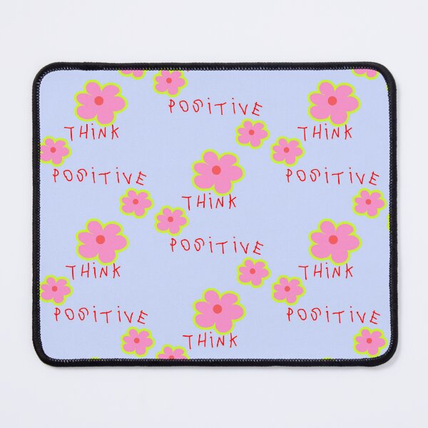 Item preview, Think Positive - Retro Y2K Flower Doodle designed and sold by Gelyane.