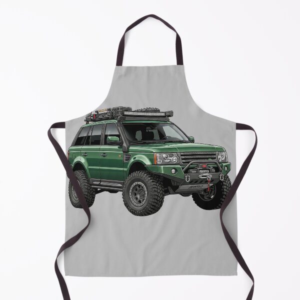 Item preview, Custom Range Rover Sport L320 Green Overland SUV 4x4 Illustration designed and sold by Motorline44.