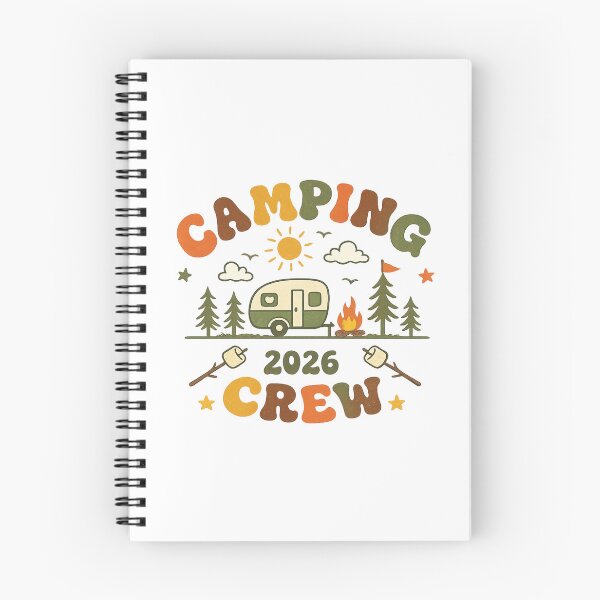 Item preview, Camping Crew Retro Family Matching Camp Group Squad Team designed and sold by peachlovey.
