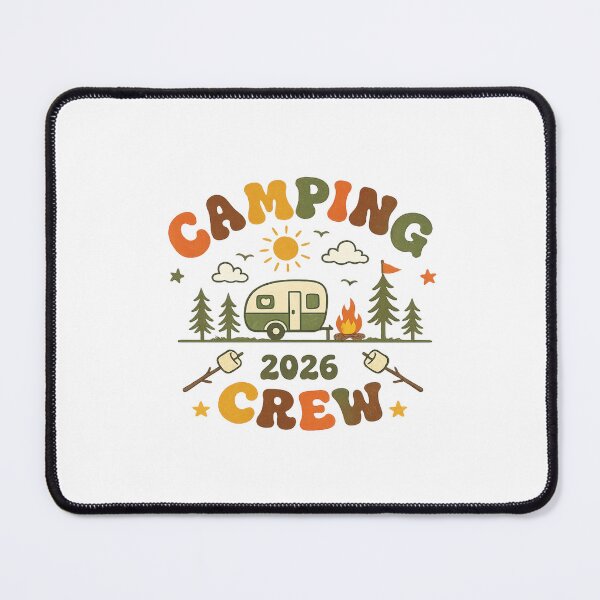 Item preview, Camping Crew Retro Family Matching Camp Group Squad Team designed and sold by peachlovey.