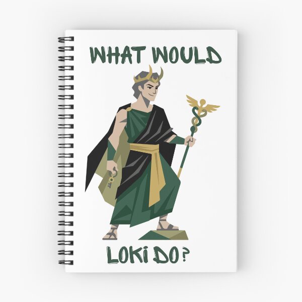 Item preview, What would Loki do? designed and sold by HistoryGeekShop.