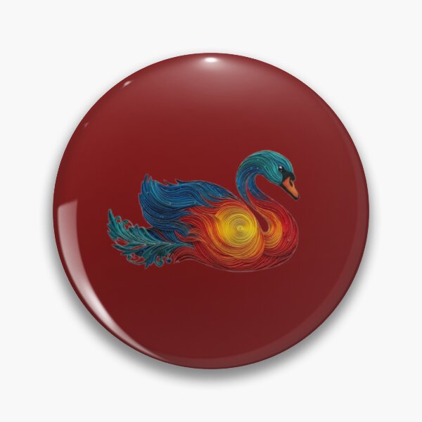 Item preview, Vibrant Quilling Paper Swan designed and sold by  Color & Form.