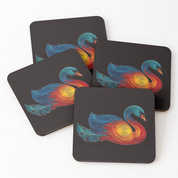 Item preview, Vibrant Quilling Paper Swan designed and sold by  Color & Form.