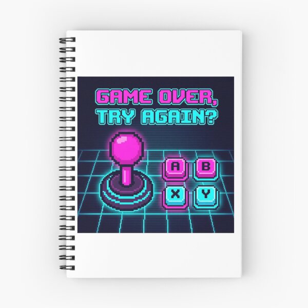 Item preview, Game Over Try Again Retro Quote designed and sold by tushartanvir.