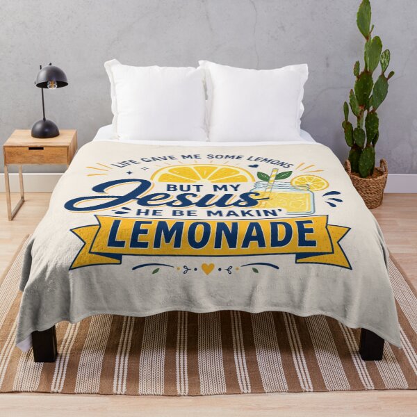 Item preview, Life Gave Me Some Lemons, But My Jesus, He Be Makin' Lemonade, Jesus Lemonade, Lemonade, Child of God, Faith designed and sold by Sprinkle12345.