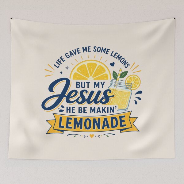 Item preview, Life Gave Me Some Lemons, But My Jesus, He Be Makin' Lemonade, Jesus Lemonade, Lemonade, Child of God, Faith designed and sold by Sprinkle12345.