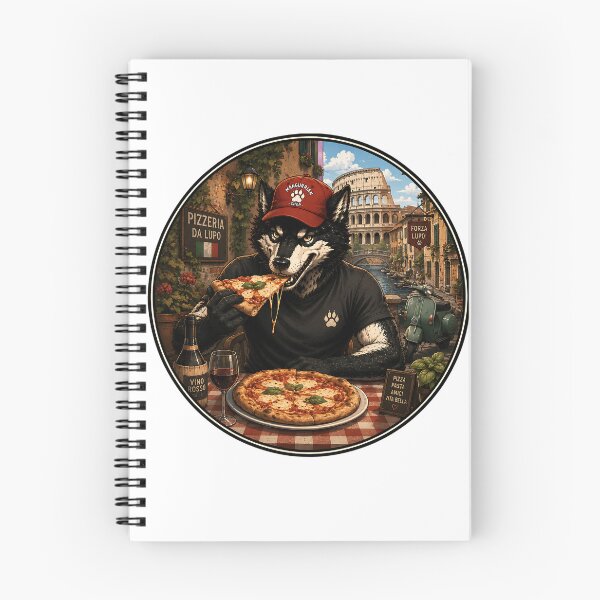 Item preview, wolf pizza designed and sold by Mangurrian Shop.